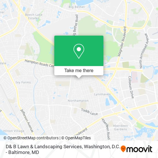 D& B Lawn & Landscaping Services map