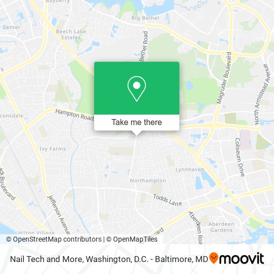 Nail Tech and More map