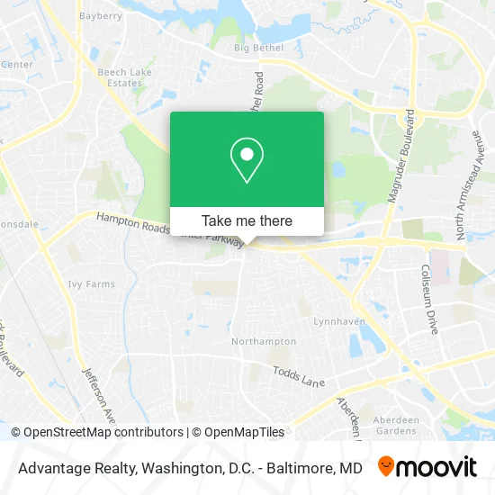 Advantage Realty map