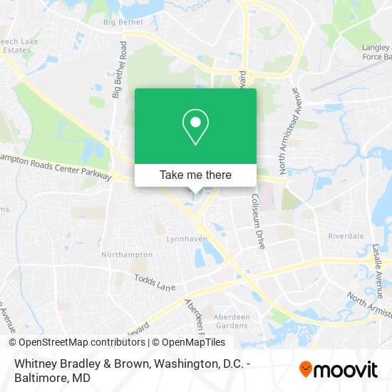 Whitney Bradley & Brown map