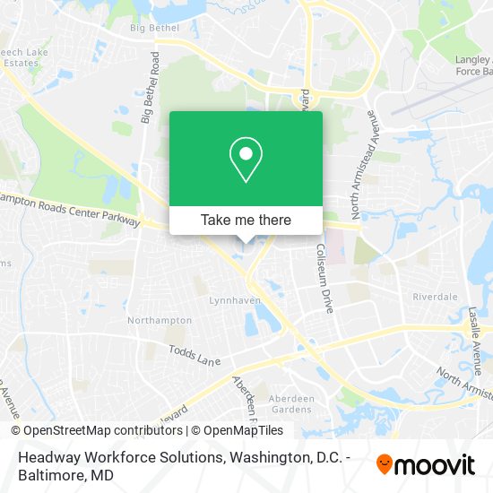 Headway Workforce Solutions map