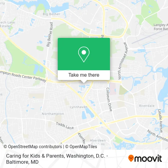 Caring for Kids & Parents map