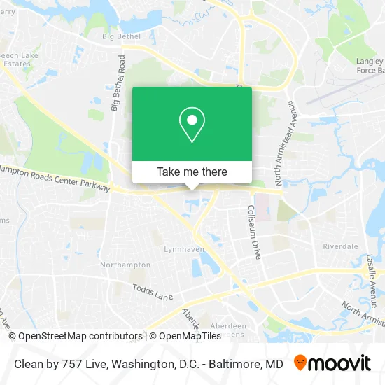 Clean by 757 Live map