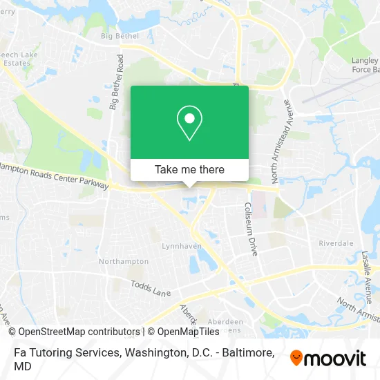 Fa Tutoring Services map