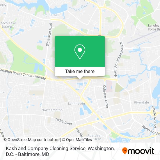 Mapa de Kash and Company Cleaning Service