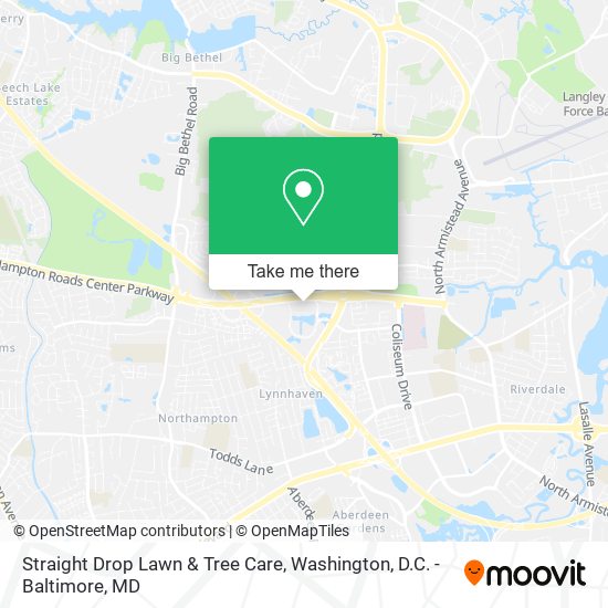 Straight Drop Lawn & Tree Care map