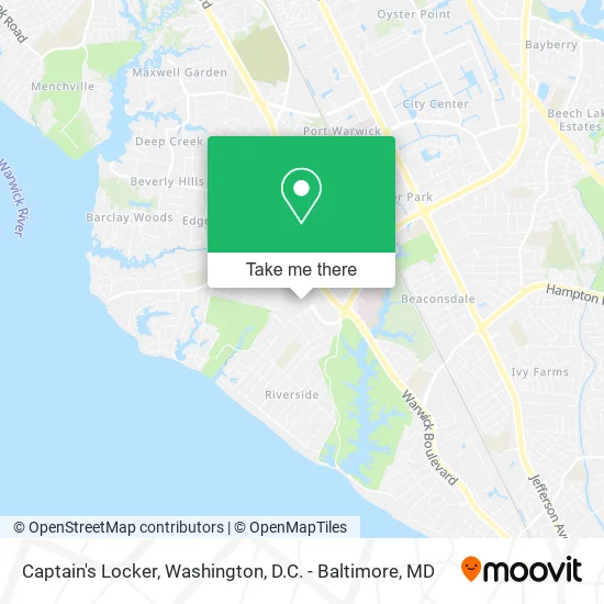 Mapa de Captain's Locker
