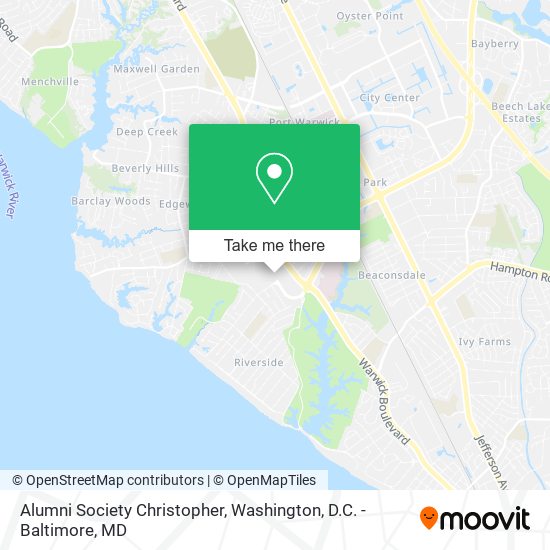 Mapa de Alumni Society Christopher