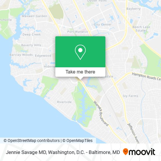 Jennie Savage MD map