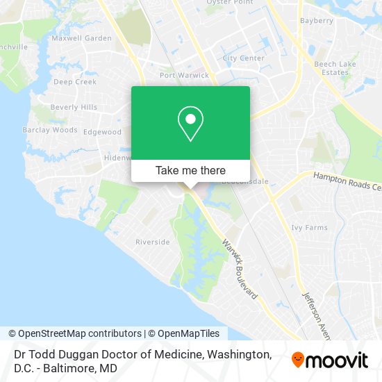 Dr Todd Duggan Doctor of Medicine map