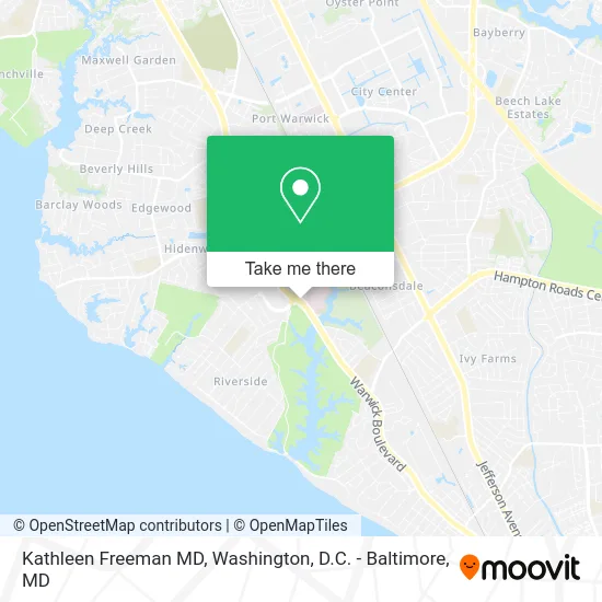 Kathleen Freeman MD map