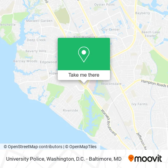 University Police map