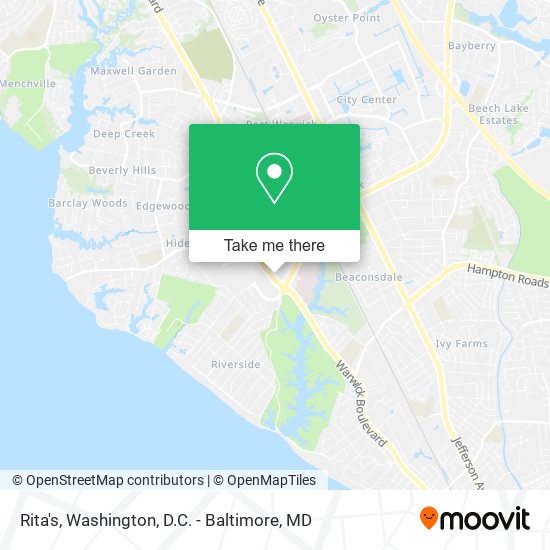 Mapa de Rita's