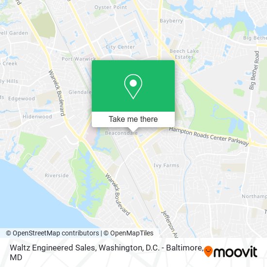 Waltz Engineered Sales map