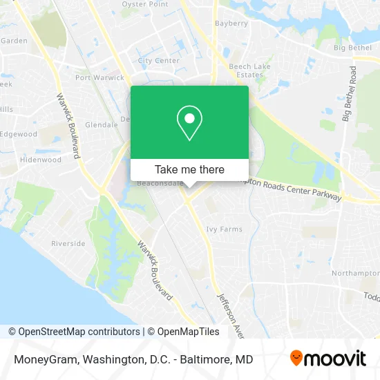 MoneyGram map