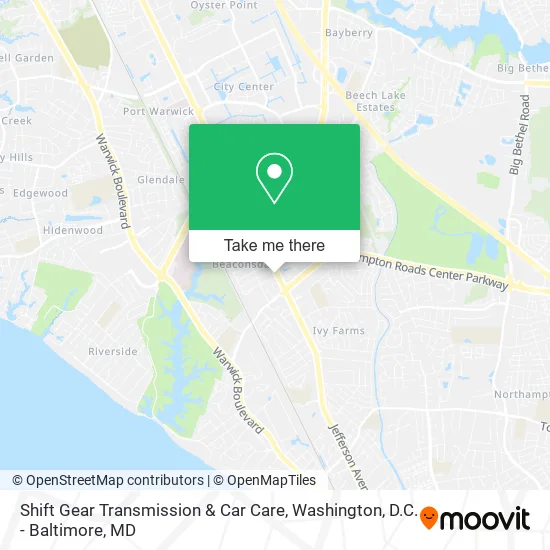 Mapa de Shift Gear Transmission & Car Care