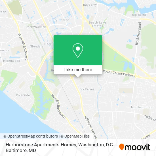 Mapa de Harborstone Apartments Homes