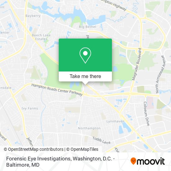 Forensic Eye Investigations map