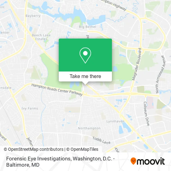Forensic Eye Investigations map