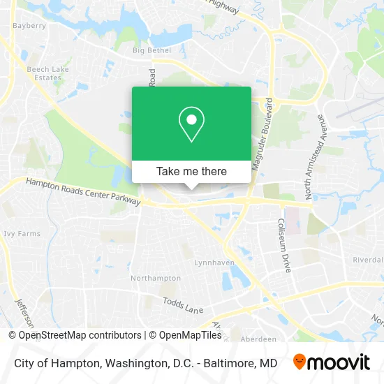 City of Hampton map