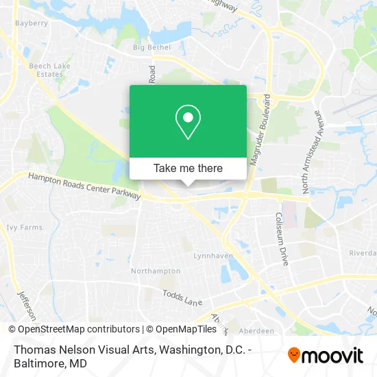 Thomas Nelson Visual Arts map