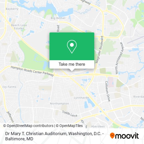 Dr Mary T. Christian Auditorium map