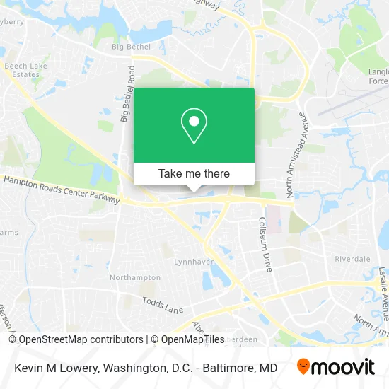 Kevin M Lowery map