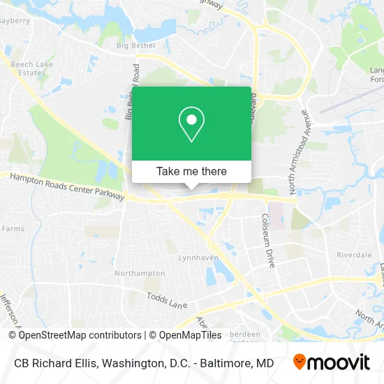 CB Richard Ellis map