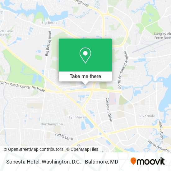 Mapa de Sonesta Hotel