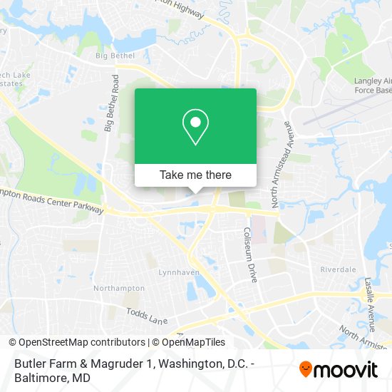 Mapa de Butler Farm & Magruder 1