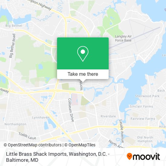 Mapa de Little Brass Shack Imports