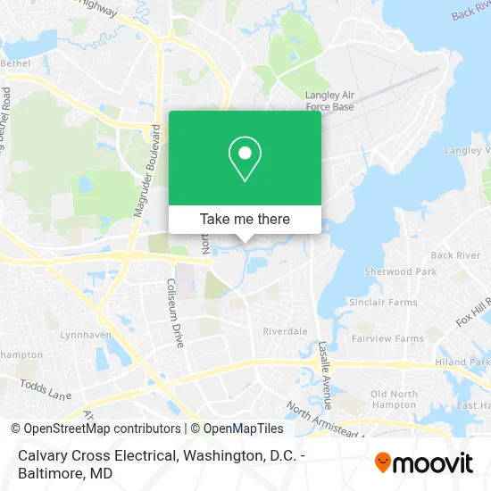 Calvary Cross Electrical map