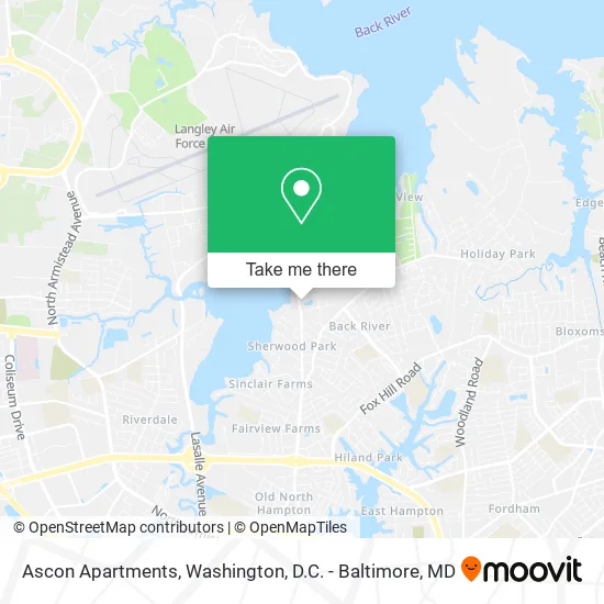 Ascon Apartments map