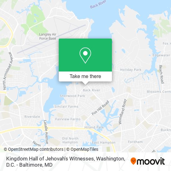 Mapa de Kingdom Hall of Jehovah's Witnesses