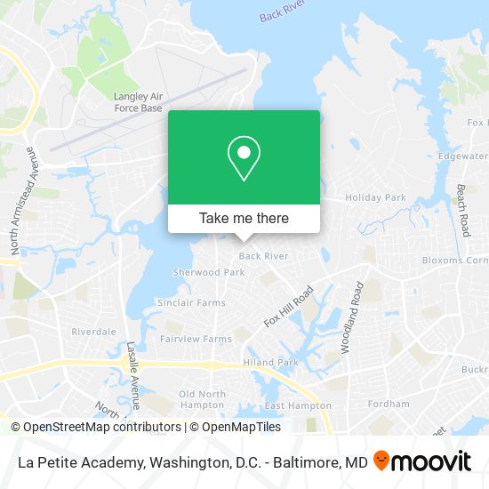 Mapa de La Petite Academy