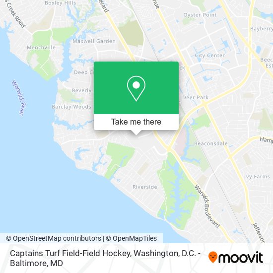 Captains Turf Field-Field Hockey map