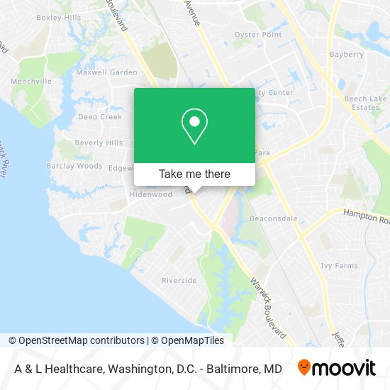 A & L Healthcare map
