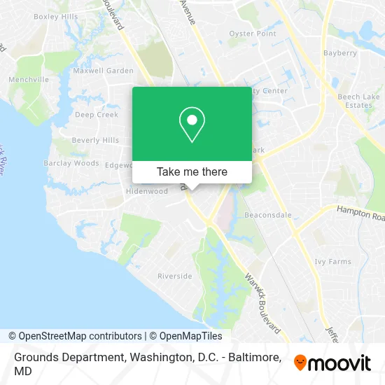 Grounds Department map