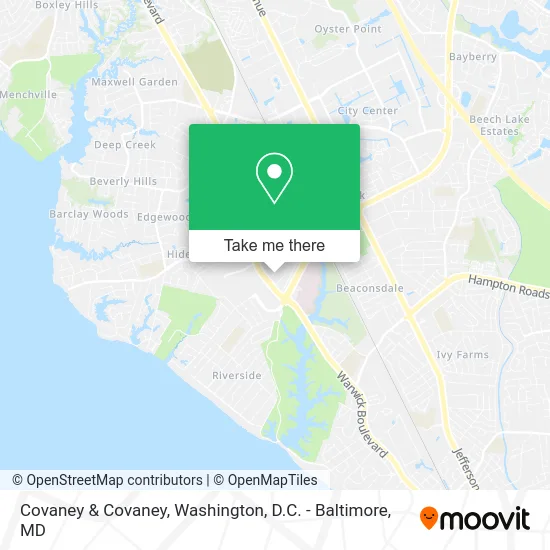 Covaney & Covaney map