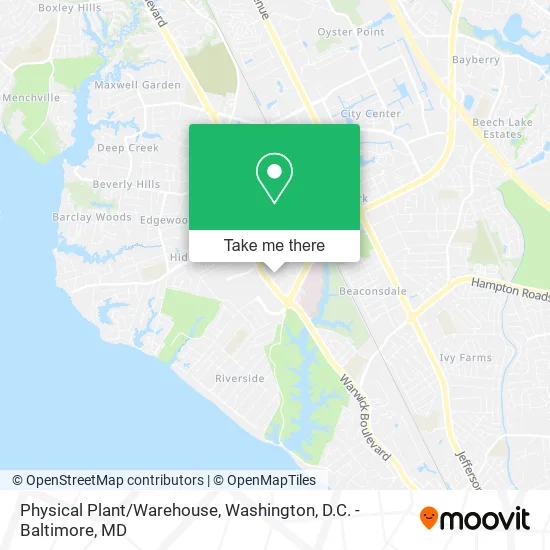 Physical Plant/Warehouse map