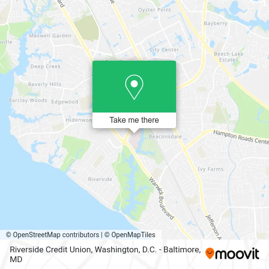 Riverside Credit Union map