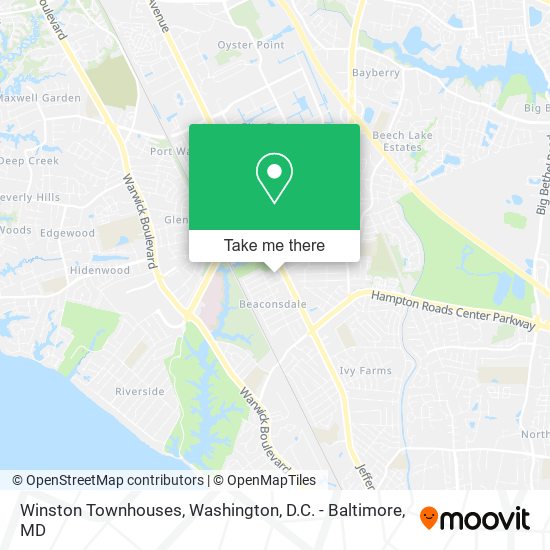 Mapa de Winston Townhouses