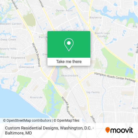 Custom Residential Designs map