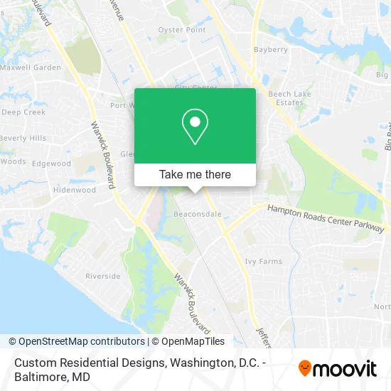 Custom Residential Designs map