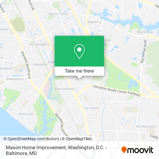 Mason Home Improvement map