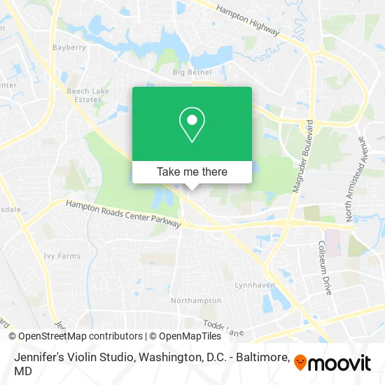 Jennifer's Violin Studio map