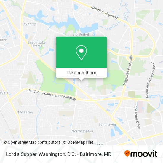 Lord's Supper map