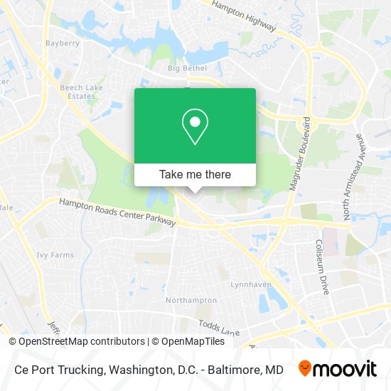 Ce Port Trucking map