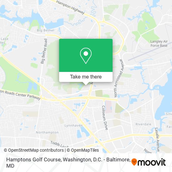 Mapa de Hamptons Golf Course