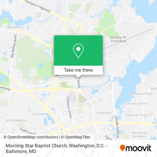 Morning Star Baptist Church map
